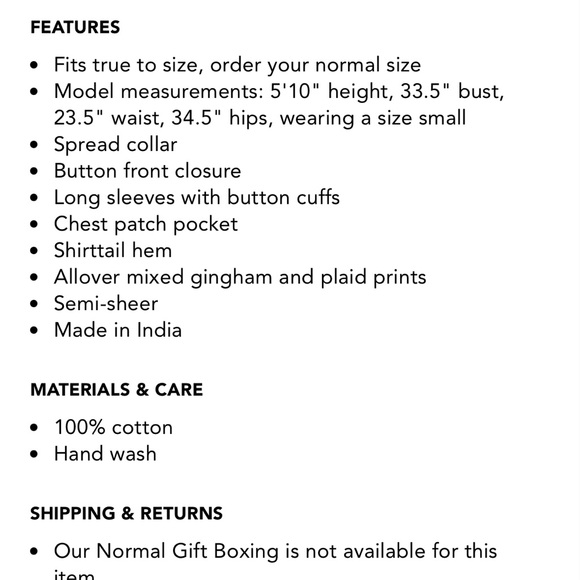 Solid & Striped Mixed Print Long Oxford Tunic Swim Coverup Blue Green Pink XS - Picture 4 of 6